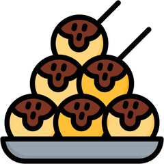 Obraz premium Takoyaki Icon