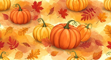 Autumn Harvest Hues AI Generated