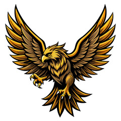 Create a striking silhouette of a powerful eagle with wings fully outstretched, conveying strength and freedom.  The focus should be on the majestic form.