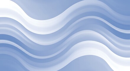 Fototapeta premium Serene Blue Undulations Flowing Azure Waves White On Blue Abstract Gentle Waveforms Cool Color Symphony Abstract Fluid Forms Shades Of Blue Harmony Celestial Wave Pattern AI Generated