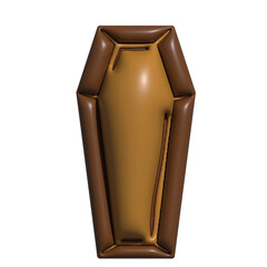 Stylized 3D Halloween icon featuring playful spooky elements