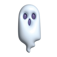 Stylized 3D Halloween icon featuring playful spooky elements