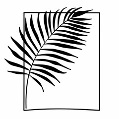 Fototapeta premium vector illustration of a leaf