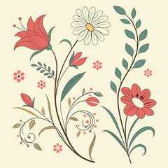 seamless flower pattern, pattern, background, flower, flower background, pattern design, Line geometric seamless pattern. raster copy illustration. Ethnic floral ornament. For interior design, 
