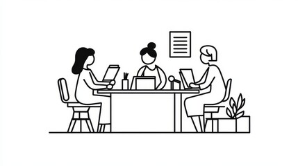 Single one line drawing people hold and use the stamp to approve files. Concept for business agreement. Continuous line draw design graphic vector illustration.