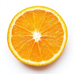 Vibrant Sliced Orange Juicy Pulp and Zesty Color