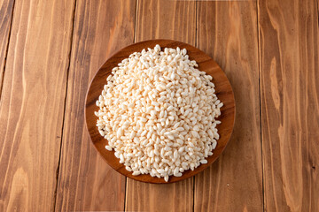 和菓子　ポン菓子　お米　Japanese sweets, popped rice, rice