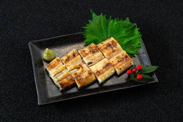 鰻　うなぎ　白焼き切身　Eel, unagi, unagi fillet