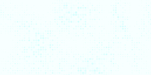 Soft abstract halftone background featuring a dotted pattern in light blue on a white canvas. Clean and modern design, ideal for digital art, technology themes, and contemporary layouts.