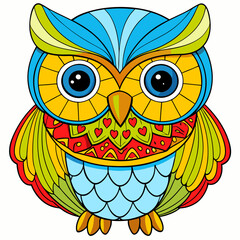 vector illustration of an owl 