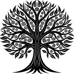 Abstract floral design