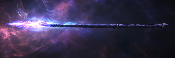 Mystical Wand with Enchanting Glow and Intricate Design Reflecting Arcane Mastery