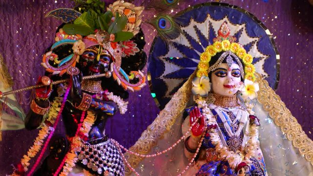 Radhakrishna is one of the gods of Hinduism.