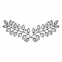 set of vector flowers