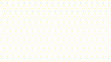 Yellow, pink and blue small gemstone pattern on watercolor textured paper