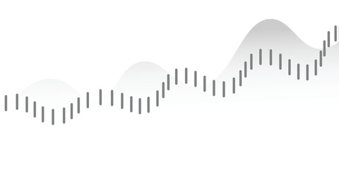Stock market or Forex trading graph in graphic concept for financial investment or economic trends business idea design. Worldwide finance background. Vector illustration.