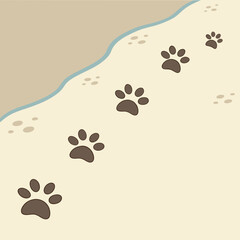 vector illustration of a footprint