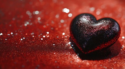 Obraz premium A vivid image presenting a heart-shaped object