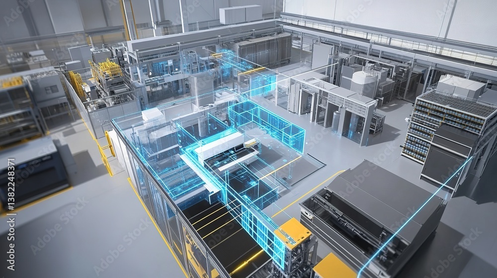 Poster advanced ai-driven production systems in a smart factory.