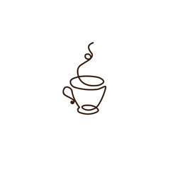 coffee cup logo design 