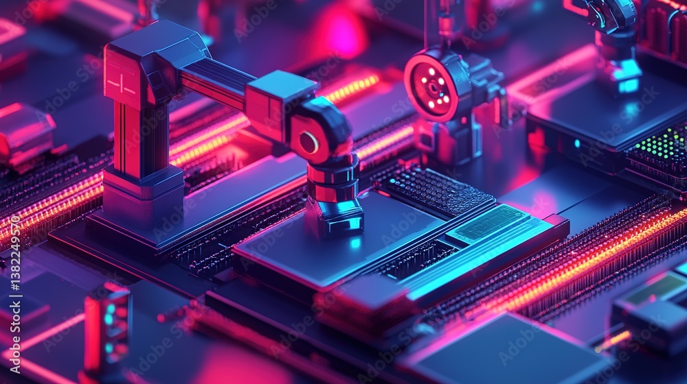 Poster ai-driven defect detection in a manufacturing process.