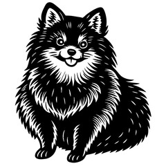 vector illustration of a cat