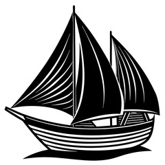 sailing ship vector illustration