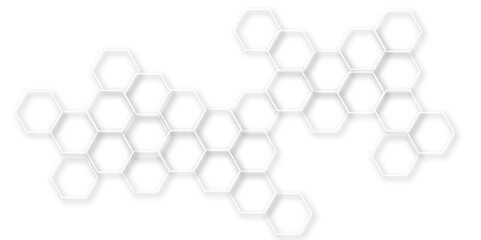 An Immersive and Futuristic Background Design Showcasing Interlinked Hexagonal Forms, Symbolizing Advanced Molecular Systems Within a Contemporary Tech-Driven Visual Framework
