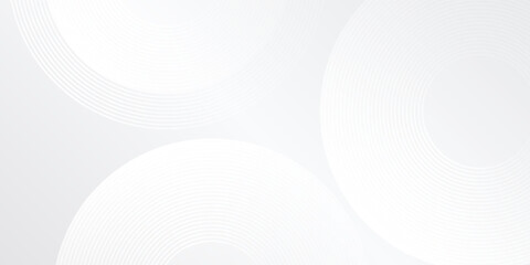 Modern white glowing geometric lines on gray background illustration abstract