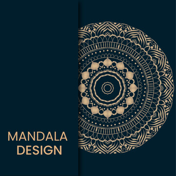 "Royal Mandala Design &ndash; Luxurious Symmetrical Vector for Branding"