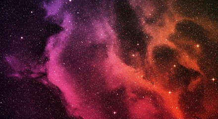 Crimson Nebula's Embrace AI Generated