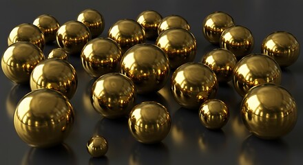 Golden Orb Symphony AI Generated