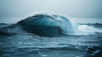 Obraz premium Ocean Wave Crest, Dramatic Seascape