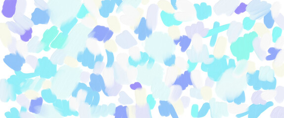 水彩テクスチャブルー背景イラスト