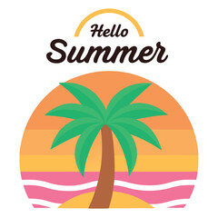 


     Beautiful seaside view with some coconut palm.
