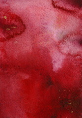 Fototapeta premium Hand painted red and black alcohol ink background