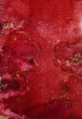 Hand painted red and black alcohol ink background