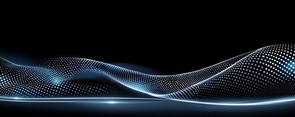 Dynamic light trails forming abstract digital waves, electric hues, sci-fi inspired, motion blur, futuristic high-tech aesthetics, cinematic composition, hyperreal detail, creative energy