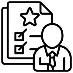 Accountability, Hybrid Work Line Design Vector Concept