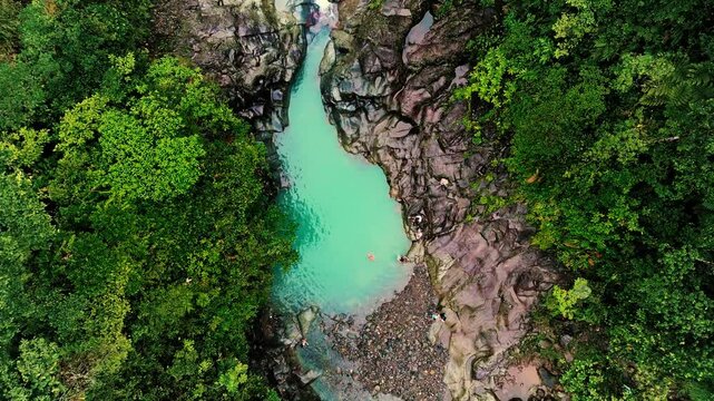 Costar Rica River Rio Agrio 