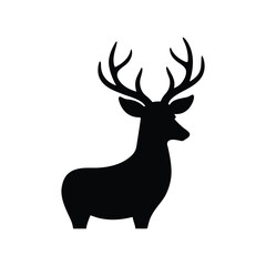  deer silhouette vector