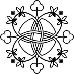 abstract floral ornament