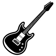 Obraz premium electric guitar vector illustration