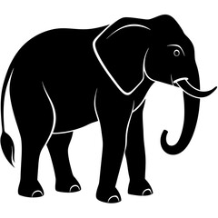 Obraz premium elephant vector illustration