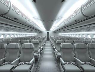 interior of the airplane