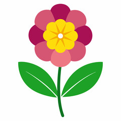 Naklejka premium vector illustration of a flower