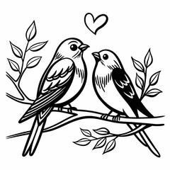 vector illustration of a bird