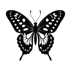 Butterfly silhouette vector illustration