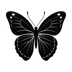 Butterfly silhouette vector illustration