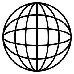 globe icon vector